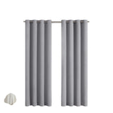 Eclipse Dutchess 100% Blackout Lined 1 Piece Grommet Curtain Haze Blue 50" x 84"