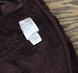 Lands' End Womens Cozy Sherpa Fleece Vest 547681 Dark Plum Purple M