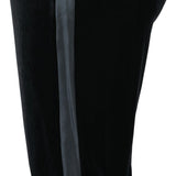 Alex Evenings Velvet Plus Size Full Length Slim Leg Formal Dress Pant Black 2X