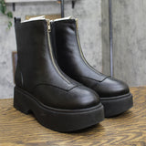 Wild Fable Honor Ankle Platform Combat Boots 94642923 Black 10M