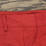 DKNY Womens Solid Straight-Leg Side Pocket Pants UE4PA340 Sangria Red 14