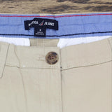 Nautica Jeans Womens Chino Ankle Pants 1784510 Khaki Brown 8