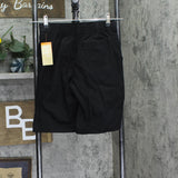 French Toast Boys Pull-On Twill Short Black 10 Husky