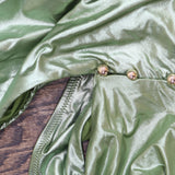 Red Carter Womens Shine Metallic One Piece Swimsuit RCCS25885 Aloe Green L