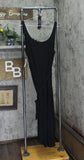 And Now This Womens Plus Sleeveless Knit Wrap Midi Dress MMD020822P Black 2X