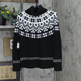 Tommy Hilfiger Women's Fair Isle Turtleneck Sweater J2XS0785