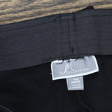 JM Collection Womens Petite Knit Pull On Pants 1678ea93203e98 Black PM Short