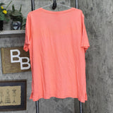 Member's Mark Womens Short Sleeve V-Neck T-Shirt Tee DLT4876S