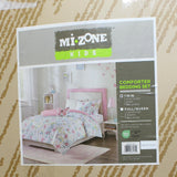 Mi Zone Kids Girls Cynthia Microfiber 3-Piece Comforter Set Pink Multi Twin