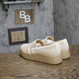Clarks Mykah Shine Slip-On Sneakers 26187656 Natural Raffia Brown 6.5M
