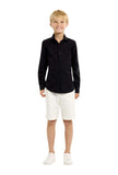 Opposuits Teen Boys Button Up Dress Shirt OSST-1008 Black Knight 10