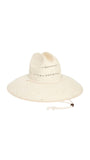 Lack Of Color Womens The Vista Straw Hat VISTAWHITE Natural / White L