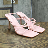 Marc Fisher Womens Dareta Stiletto Heeled Sandals MFDARETA Light Pink 10M