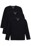 X Ray Boys Kids Lot of 3 Long Sleeve Cotton T-Shirts 3PLS2100367 Black M
