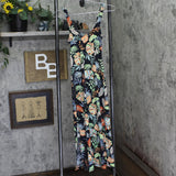 Bar III Swept Away Knot-Front Dress Swim Cover-Up MBSA25839 Black Multi XS
