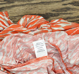 Studio by JPR Womens Knit Printed Sleeveless Jumpsuit Peach Echo Orange Multi L