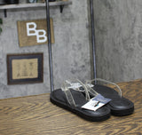 Universal Thread Womens Keilani Thong Flip Flops 93321989 Clear Black 9M