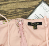 City Studios Juniors Embroidered Tulle 3D Dress 8304UG3BT3 Pink Multi 5/6