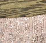 Alex & Sophia Juniors Faux-Peal-Trim Sequin Mini Skirt Dusty Pink Pearl L