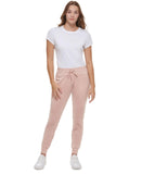 Calvin Klein Comfortable Jogger Everyday Velour Drawstring Pant Blush Pink M