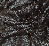 Taylor Sleeveless Stretch Mesh Sequin Cinched Waist Gown Dress Bottle Green 2