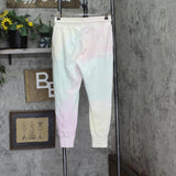 Gap Womens 2-Piece Fleece Lounge Set Pants Top Pink Tie Dye Multi XS