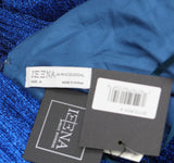 Ieena by Mac Duggal Waistband Pleated Sleeveless Dress Gown Royal Navy Blue 4