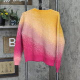 Unbranded Womens Knit Ombre Sweater 166158d8b13314 Pink Multi See Measurements