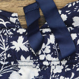 Lands' End Womens Knit Pajama Pants 1678eafef5f80b Navy Blue Floral S