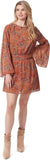 Jessica Simpson Women's Amella Trumpet Sleeve Mini Dress 30181242