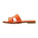 A New Day Womens Nina H-Band Slide Sandals 92244961 Orange 6.5M