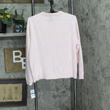 Karen Scott Womens Pearl Cardigan Sweater 100024435PT Pink PXL