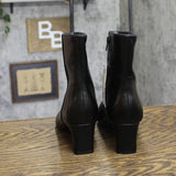 A New Day Womens Tigris Boots Block Heel 94568616 Black 8.5M