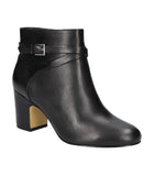 Bella Vita Arlette Dress Leather Buckle Booties ARLET Black 8.5N