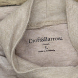 Croft & Barrow Womens Stretch Long Sleeve Turtleneck Shirt Top Brown L