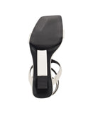 Guess Womens Bacio Wedge Dress Sandals GWBACIO3 White 8M