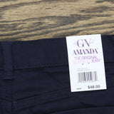 Gloria Vanderbilt Womens Amanda Ultralight Jeans 30223750 Midnight Affair Blue 8