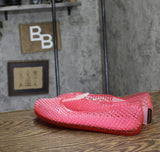 Wild Fable Womens Isabella Jelly Flats 92986668 Light Pink 10M