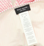 Kate Spade Womens Smocked One-Piece Swimsuit S21502 Begonia Bloom Pink XL