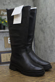 Naturalizer Orchid Lug Sole Knee High Boot I3482S1 Black Smooth 7.5M-WC