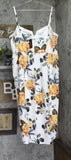 City Chic Womens Trendy Plus Size Sunset Dress 6998409 Sunset floral White 20W