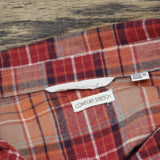 Weatherproof Vintage Classic-Fit Long-Sleeve Lightweight Plaid Flannel Red L