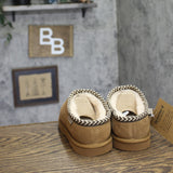 Bearpaw Slip-On Wool Lined Water-Repellent Suede Slippers Hickory Brown 5
