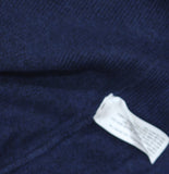 A New Day Cozy Knit Relaxed V-Neck Pullover Sweater 94331312 Navy Blue M