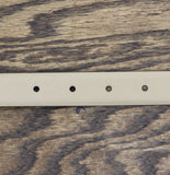 Womens Charm Crosshatch Leather Belt Birch Tan Brown XL