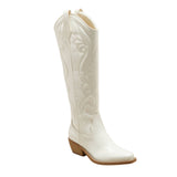 Wild Fable Kenzi Western Boots with Memory Foam Insole Ivory Off White 7.5M