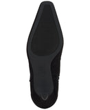 INC International Concepts Womens Secia Western Booties Black Microsuede 10M
