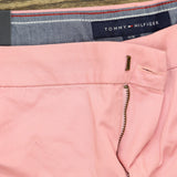 Tommy Hilfiger Womens Plus Size Hollywood Bermuda Shorts English Rose Pink 16W