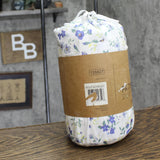 Ienjoy Home Cover Soft 3-Piece Set with Shams Blossom Light Blue King / Cal King