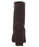 INC International Concepts Heel Ezmae Dress Booties Rich Truffle Brown 6.5M